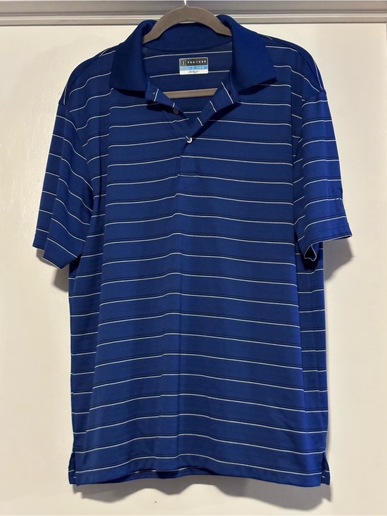 PGA Tour Other - PGA Tour Royal Blue Striped Polo